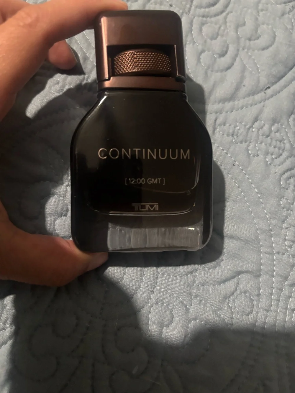 Tumi Continuum 12:00 GMT Men's Fragrance — Brown and Silver Accents